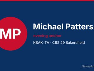 Michael Patterson, evening anchor, KBAK-TV