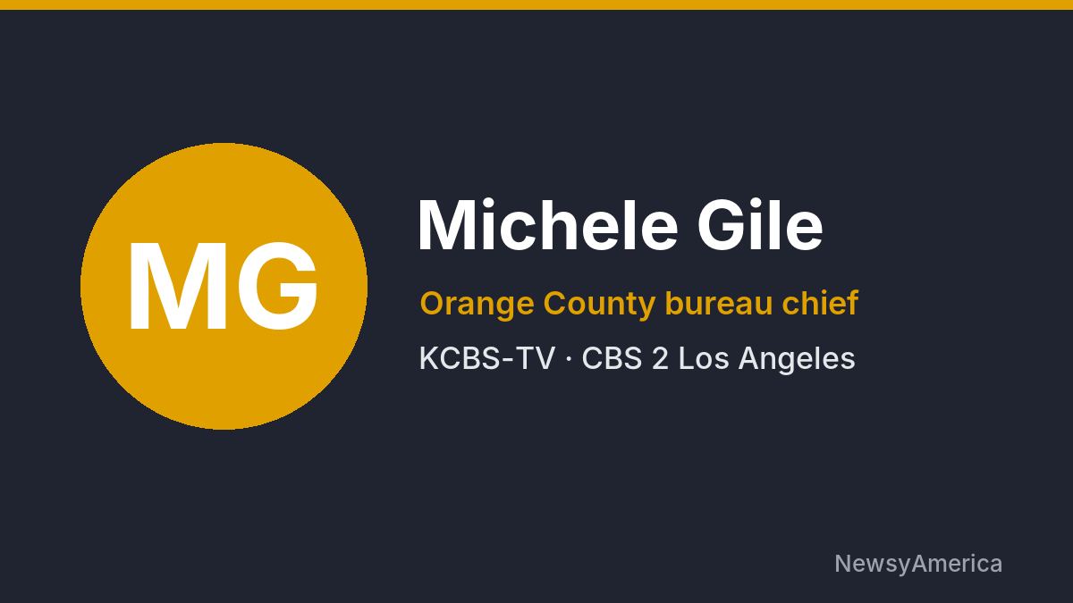 Michele Gile – KCBS-TV, Los Angeles