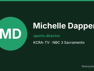 Michelle Dapper, sports director, KCRA-TV