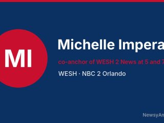 Michelle Imperato, co-anchor of WESH 2 News at 5 and 7 p.m., WESH