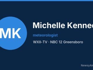 Michelle Kennedy, meteorologist, WXII-TV