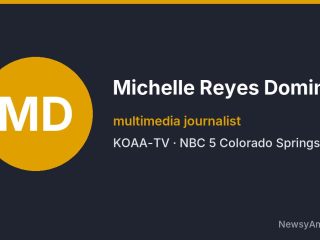 Michelle Reyes Domingo, multimedia journalist, KOAA-TV