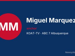 Miguel Marquez, anchor, KOAT-TV
