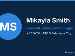 Mikayla Smith, weekend morning meteorologist, KOCO-TV