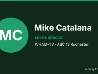 Mike Catalana, sports director, WHAM-TV