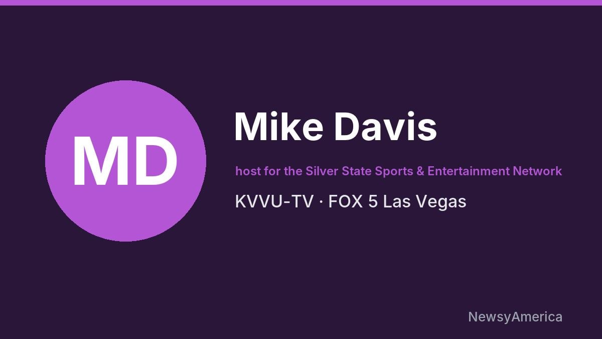 Mike Davis – KVVU-TV, Las Vegas