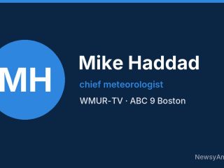 Mike Haddad, chief meteorologist, WMUR-TV