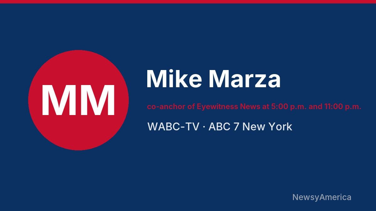 Mike Marza – WABC-TV, New York