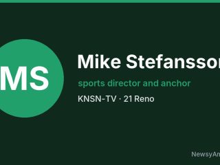 Mike Stefansson, sports director and anchor, KNSN-TV