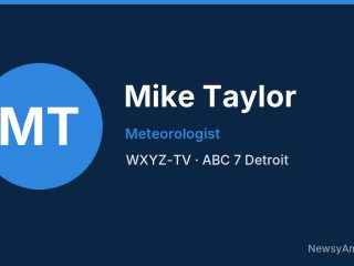 Mike Taylor, Meteorologist, WXYZ-TV