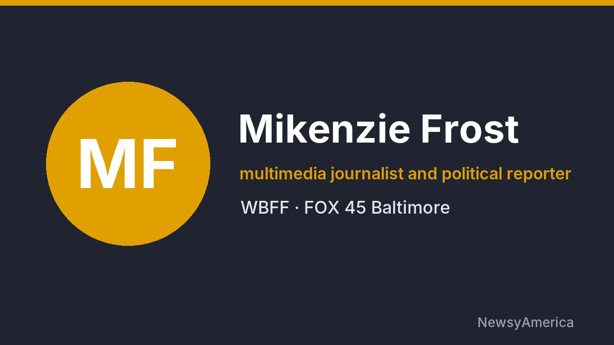 Mikenzie Frost – WBFF, Baltimore
