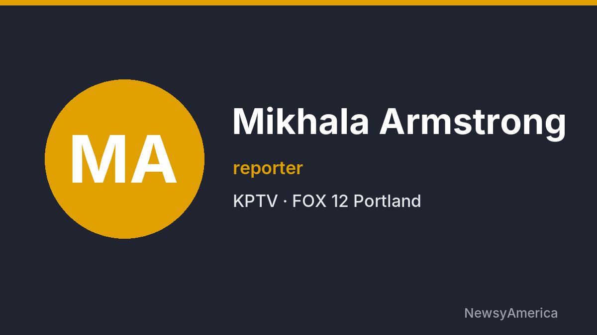 Mikhala Armstrong – KPTV, Portland