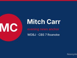 Mitch Carr, evening news anchor, WDBJ