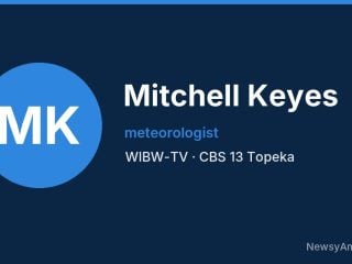Mitchell Keyes, meteorologist, WIBW-TV