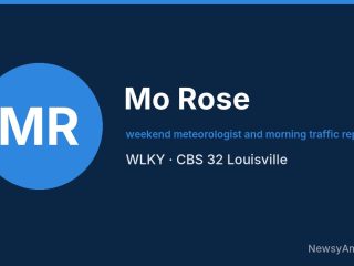 Mo Rose, weekend meteorologist and morning traffic reporter, WLKY