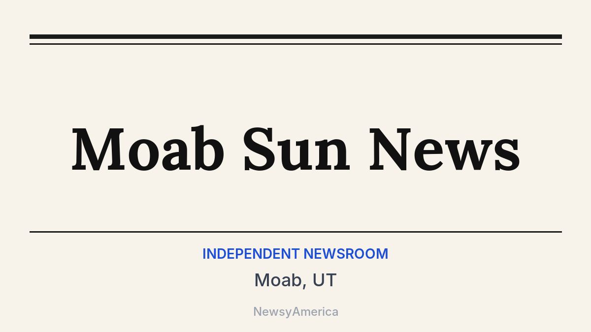 Moab Sun News – Moab, UT
