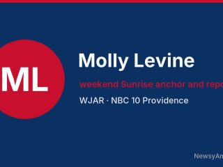 Molly Levine, weekend Sunrise anchor and reporter, WJAR