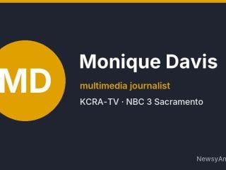 Monique Davis, multimedia journalist, KCRA-TV