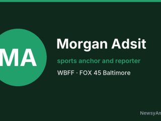 Morgan Adsit, sports anchor and reporter, WBFF