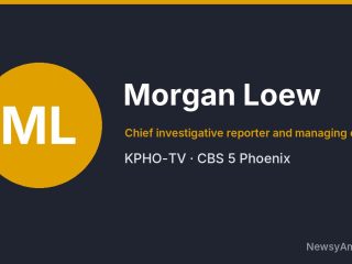 Morgan Loew, Chief investigative reporter and managing editor, KPHO-TV
