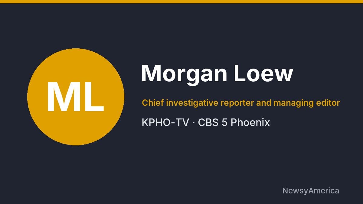 Morgan Loew – KPHO-TV, Phoenix