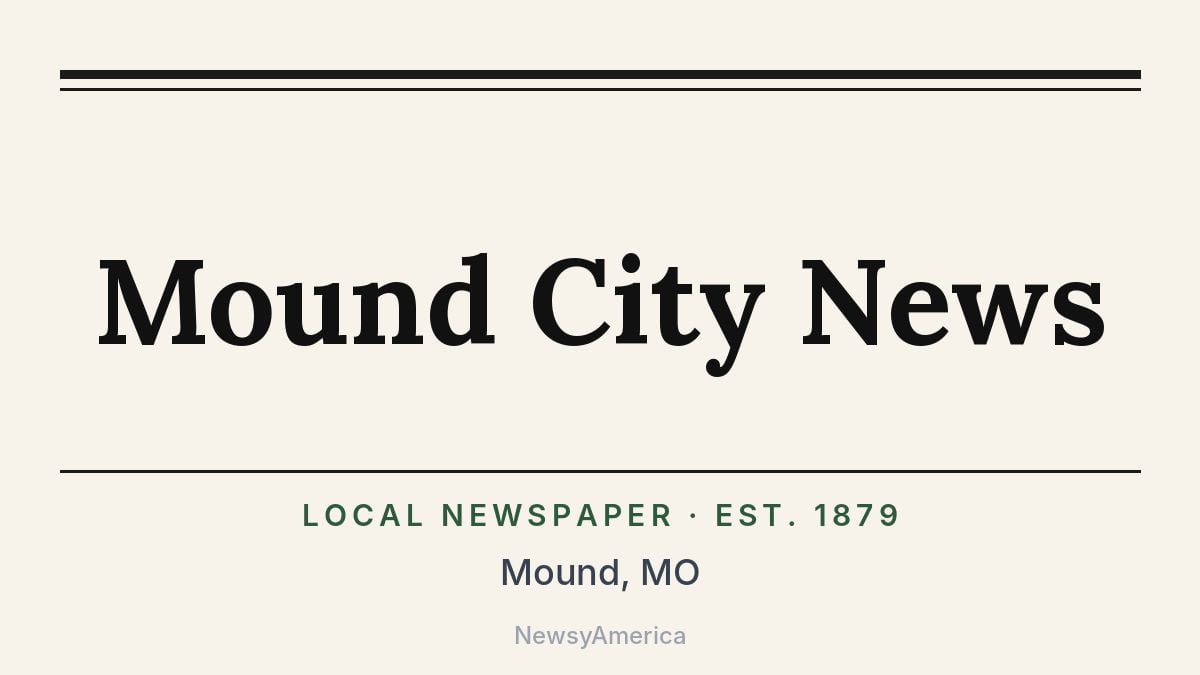 Mound City News – Missouri
