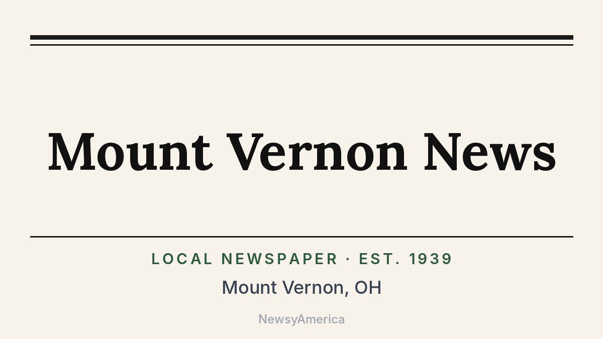 Mount Vernon News – Ohio