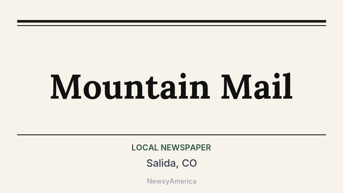 Mountain Mail – Salida, CO