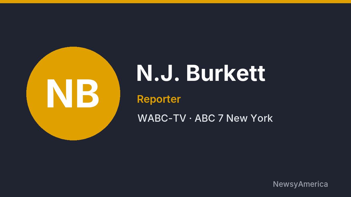 N.J. Burkett – WABC-TV, New York