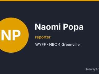 Naomi Popa, reporter, WYFF