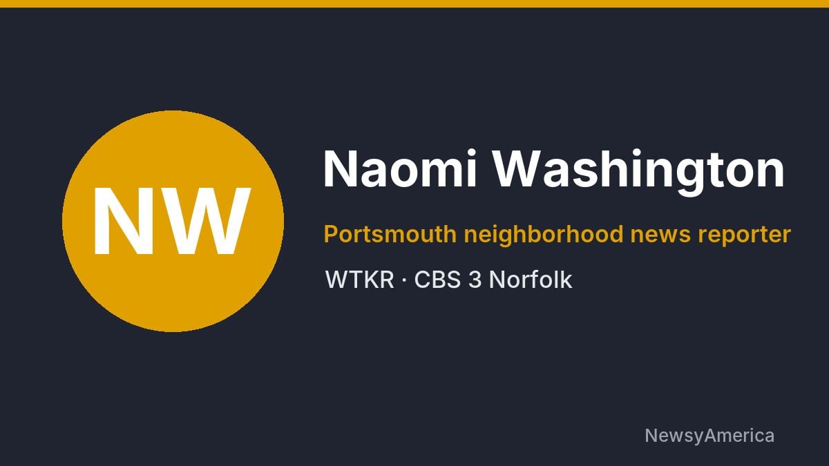 Naomi Washington – WTKR, Norfolk