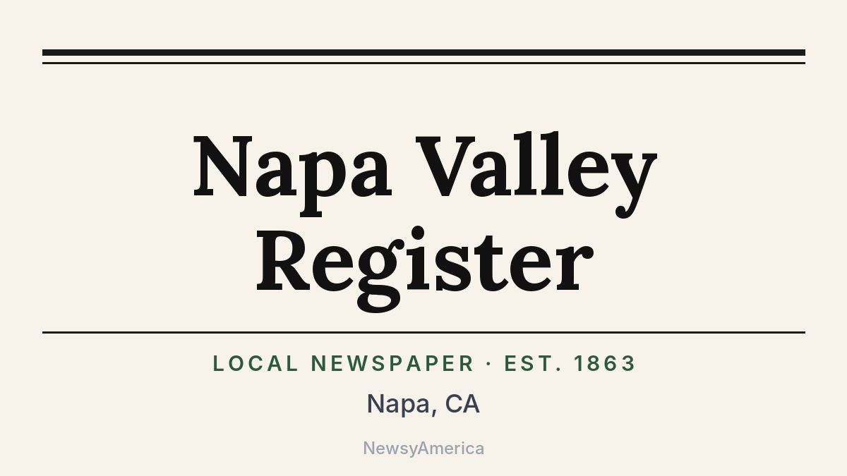Napa Valley Register – California
