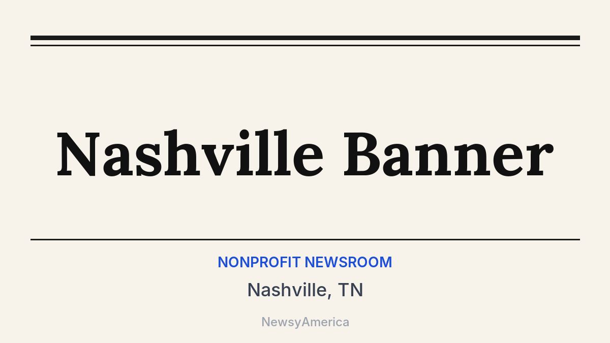 Nashville Banner – Nashville, TN