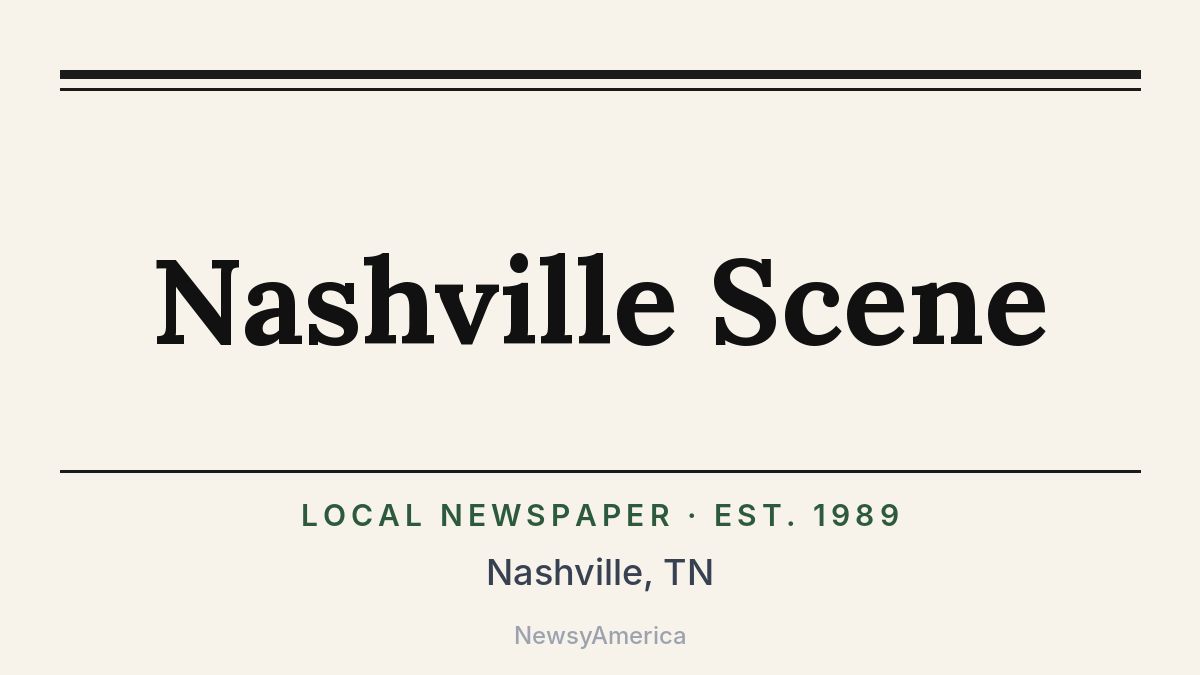 Nashville Scene – Tennessee