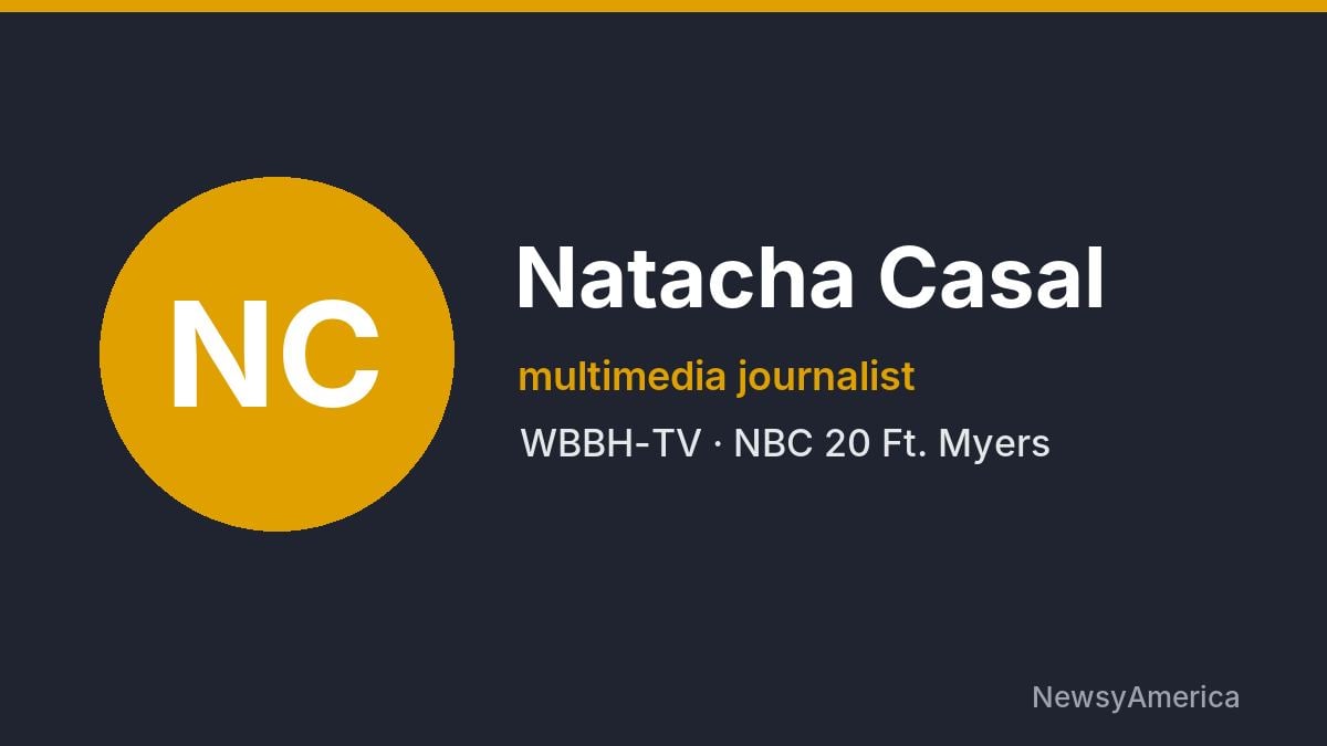 Natacha Casal – WBBH-TV, Ft. Myers