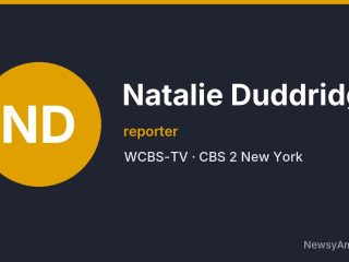 Natalie Duddridge, reporter, WCBS-TV