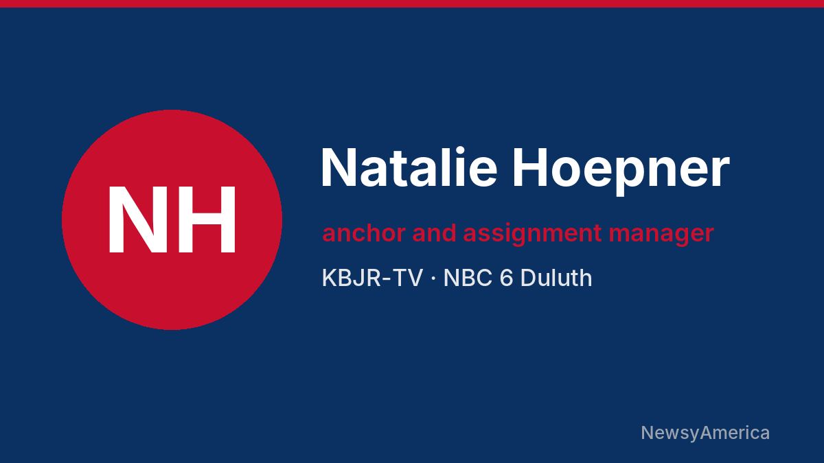 Natalie Hoepner – KBJR-TV, Duluth
