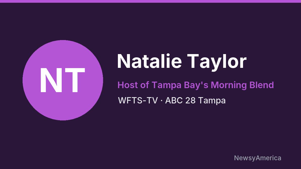 Natalie Taylor – WFTS-TV, Tampa