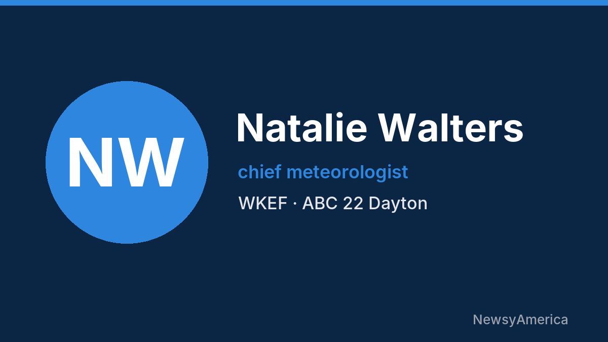 Natalie Walters – WKEF, Dayton
