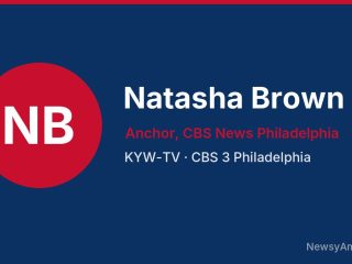 Natasha Brown, Anchor, CBS News Philadelphia, KYW-TV