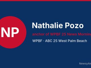 Nathalie Pozo, anchor of WPBF 25 News Mornings, WPBF
