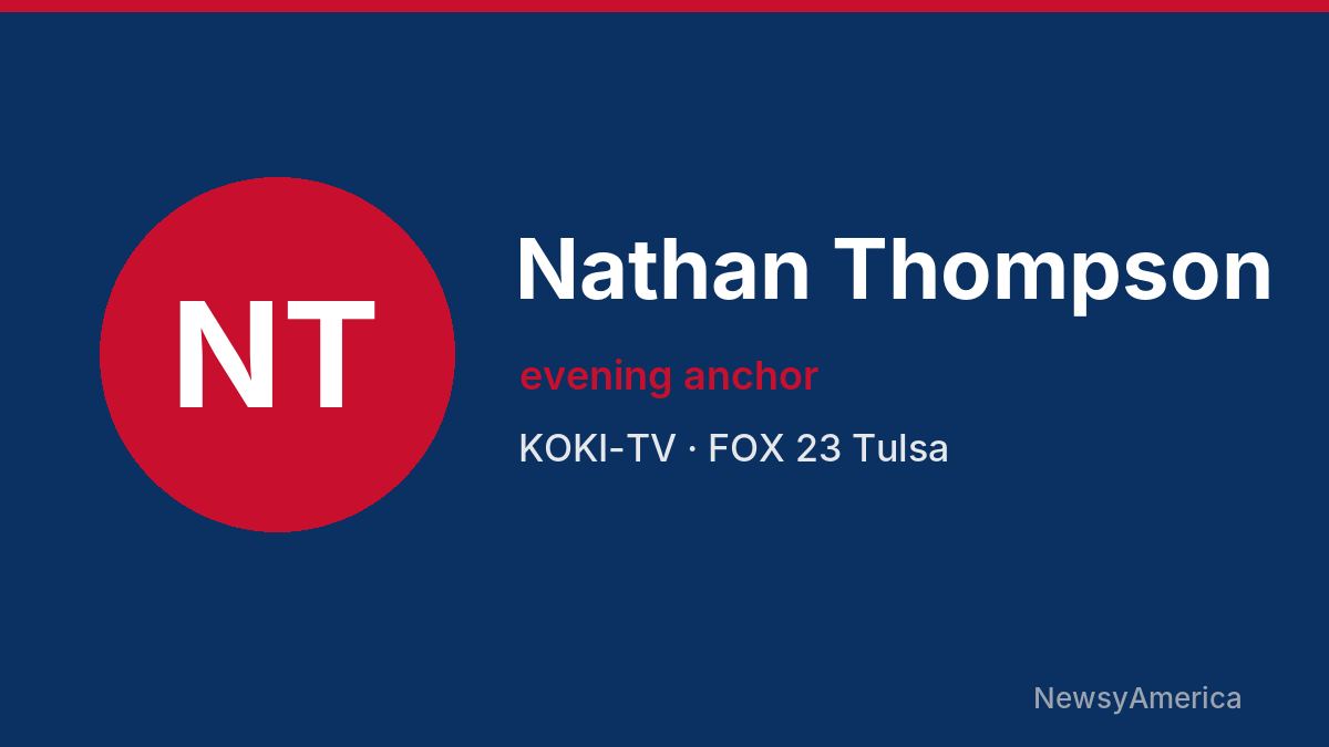 Nathan Thompson – KOKI-TV, Tulsa