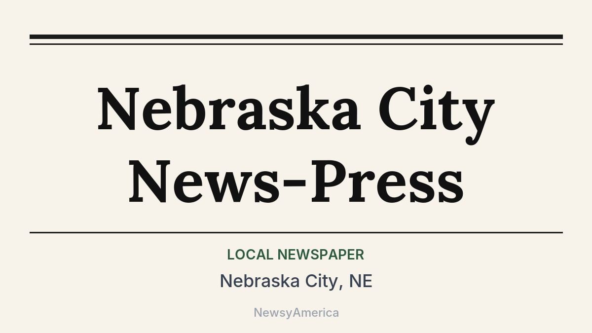 Nebraska City News-Press – Nebraska City, NE
