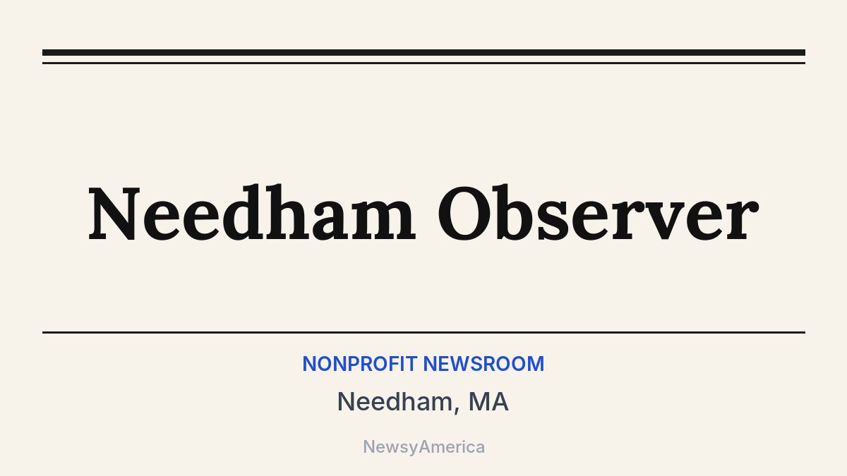 Needham Observer – Needham, MA