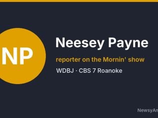 Neesey Payne, reporter on the Mornin’ show, WDBJ