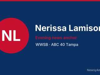 Nerissa Lamison, Evening news anchor, WWSB