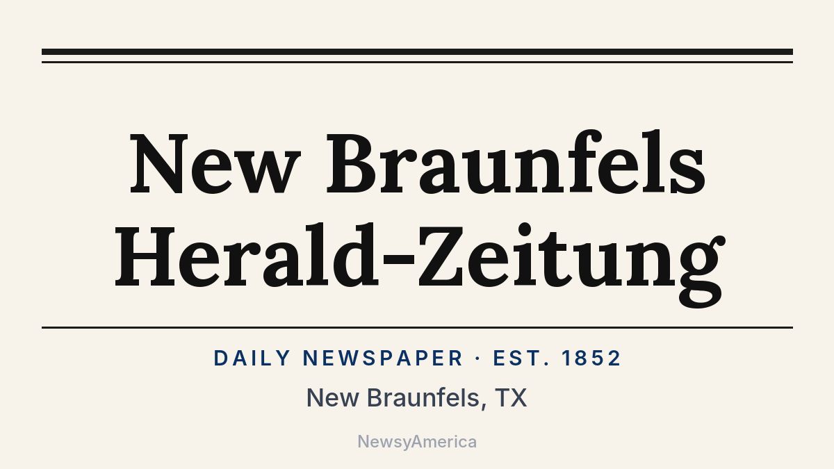 New Braunfels Herald-Zeitung – Texas
