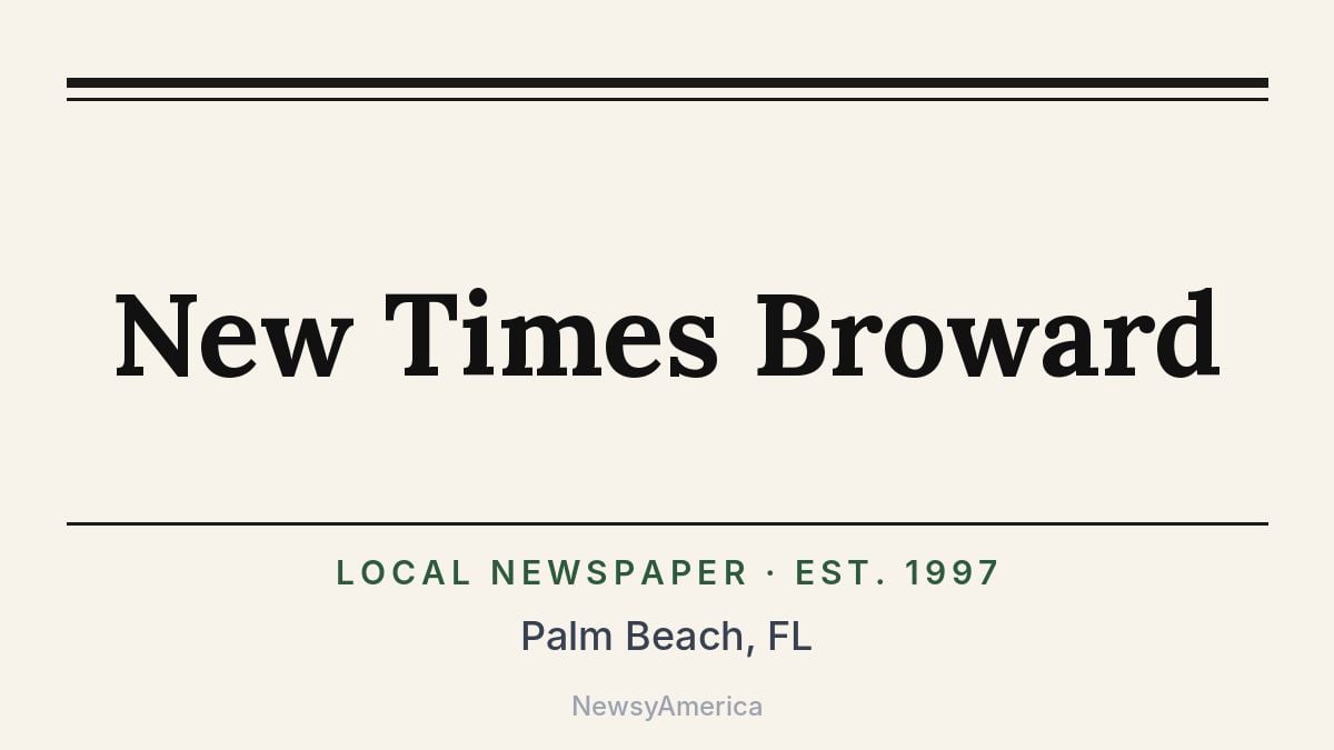New Times Broward – Palm Beach, FL