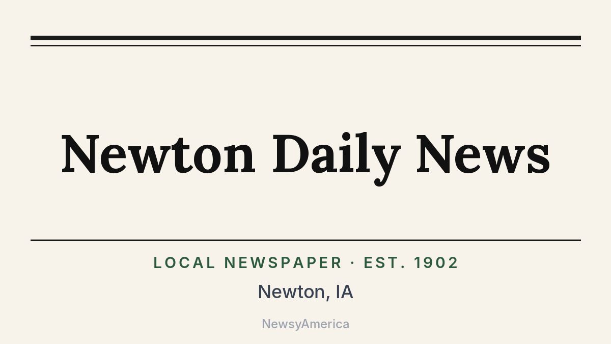 Newton Daily News – Iowa