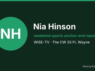 Nia Hinson, weekend sports anchor and reporter, WISE-TV